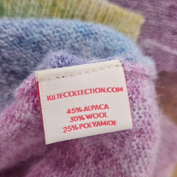 Kilte Lose Angeles Limited Editon Rainbow Space Dye Alpaca Sweater - Picture 6 of 6
